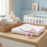 Tijera para Uñas de Bebé con Punta Redondeada y Estuche Protector