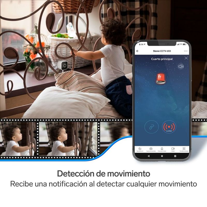 Cámara de Seguridad WiFi 3 MPX Fija Interior