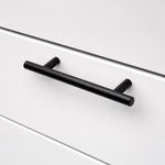 Halador de Barra Negro Texturizado 128 mm