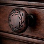 Halador Tipo Botón para Mueble Acabado Antiguo de 33 mm