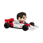 Funko Pop Rides Ayrton Senna McLaren Figura Coleccionable con Vehículo de Vinilo #12
