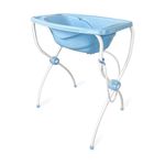 Bañera Infantil Carinho con Soporte Plegable Color Celeste
