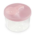 Recipiente Dosificador Porta Leche Adoleta Translúcido de 300 mL Color Rosado