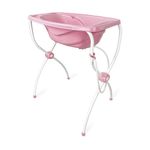 Bañera Infantil Carinho con Soporte Plegable Color Rosado