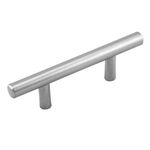 Halador de Barra de 64 mm Acabado Níquel Satinado