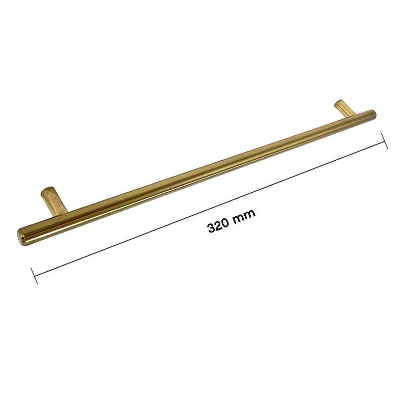 Halador de Barra de 320 mm Acabado Dorado Cepillado