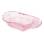 Bañera Infantil Conforto Translúcida de 22 Litros Color Rosado