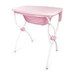 Bañera Infantil Carinho con Soporte Plegable y Cambiador Color Rosado