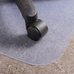Alfombra Protectora Transparente para Piso PVC de 90 x 120 cm