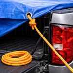 Lazo de Polipropileno Retorcido Color Amarillo de 1/4 Plg x 100 Pies