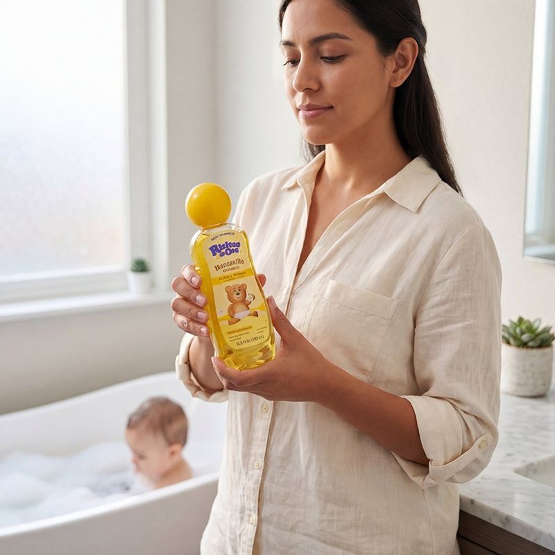 Shampoo Hipoalergénico para Bebé Ricitos de Oro Aroma Manzanilla 400 mL