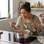 Olla Acero Inoxidable con Tapadera 20 cm Color Plateado