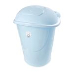 Cesta para Ropa Infantil con Tapa Fofura de 5 Litros Color Celeste