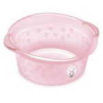Palangana Infantil Multiuso para Baño Translúcida Color Rosado