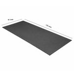 Mat de Yoga Antideslizante Ligera Color Negro de 3 mm