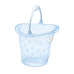 Cubeta Infantil Fofura Translúcida con Asa de 13 Litros Color Celeste