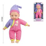 Muñeca Bebé  My Little Friend con Gorro de 30 Cm - Colores Surtidos