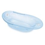 Bañera Infantil Alegria Fofura Translúcida de 28 Litros Color Celeste