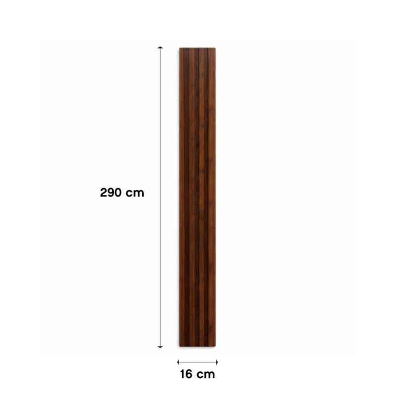 Panel Decorativo WPC de 0.16 x 2.9 Metros Color Cuero Envejecido