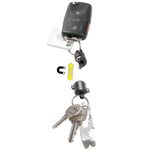 Llavero KeyRing 360 con Conector Magnético Giratorio y Doble Aro