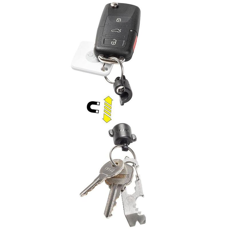 Llavero KeyRing 360 con Conector Magnético Giratorio y Doble Aro