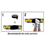 Cuerda Torcida de Polipropileno de 1/2 Plg x 13 Metros Color Amarilla con Azul