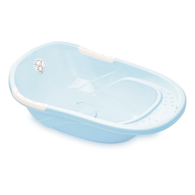 Bañera Infantil Conforto Fofura Diseño Ergonómico Color Celeste