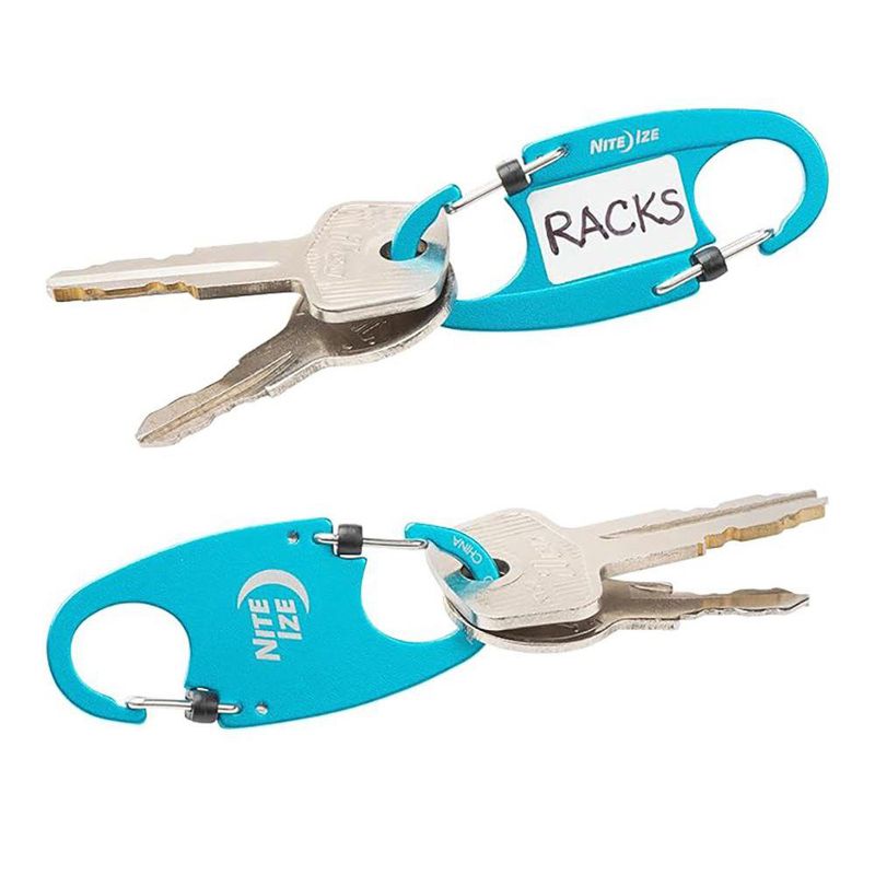 Set de 2 Mosquetones IdentiKey SlideLock con Etiqueta