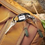 Set de 2 Mosquetones IdentiKey SlideLock con Etiqueta