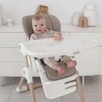 Silla de Comer para Bebé Mimzy Walnut Wood