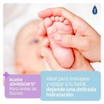 Aceite para Bebé Johnson’s Bedtime Relajante para Antes de Dormir 100 mL