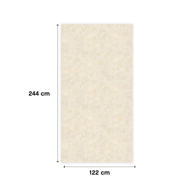 Plancha Mármol de 1.22 x 2.44 Metros Color Marfil