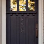 Número 3 para Identificación de Casa Color Negro de 4 Plg