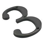 Número 3 para Identificación de Casa Color Negro de 4 Plg