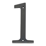 Número 1 para Identificación de Casa Color Bronce de 4 Plg