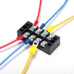 Terminal Tipo Horquilla 1/4 Plg Amarilla