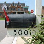 Número 1 para Identificación de Casa Color Negro de 4 Plg