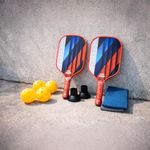 Set de Pickleball con 2 Raquetas Pelotas y Accesorios