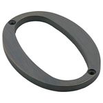 Número 0 para Identificación de Casa Color Bronce de 4 Plg