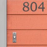 Número 0 para Identificación de Casa Color Bronce de 4 Plg