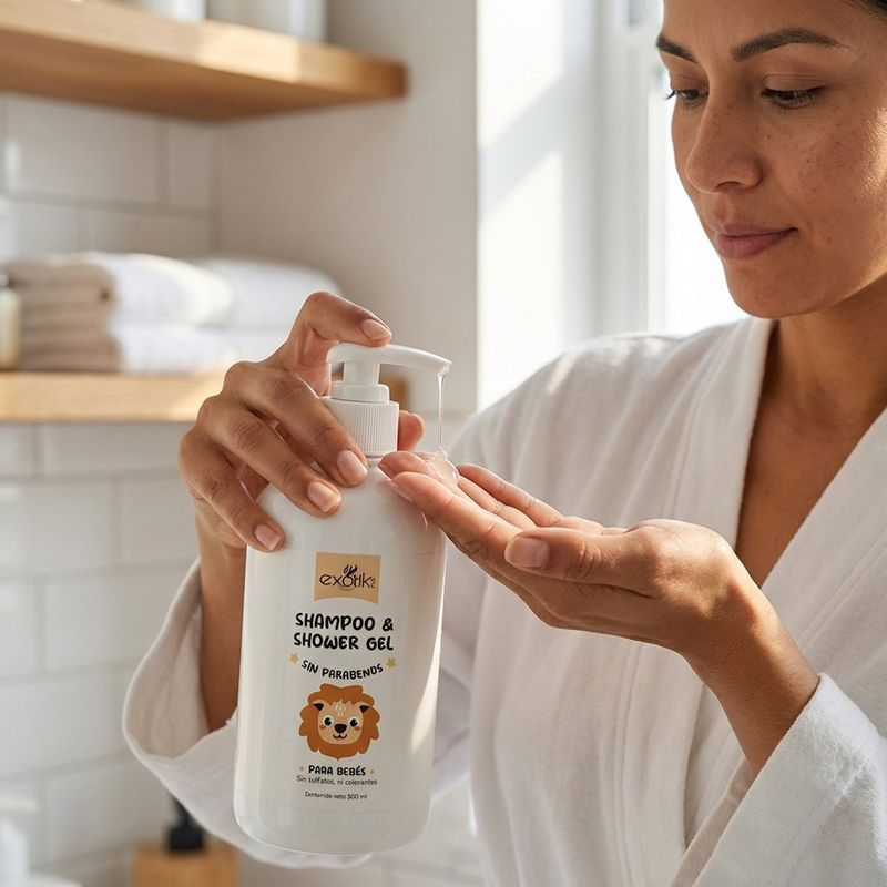 Shampoo y Gel de Ducha para Bebés 500 Ml