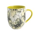 Set de 4 Pocillos de Cerámica con Diseño de 13.5 Oz Color Verde