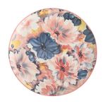 Set de 4 Platos para Postre de Cerámica de 7.9 Plg Color Rosa
