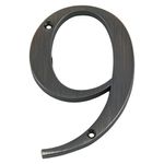 Número 9 para Identificación de Casa Bronce de 4 Plg