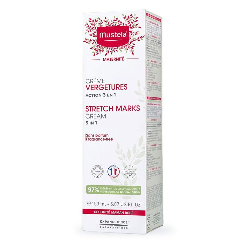 Crema Antiestrías Mustela Maternité Hidratante para Embarazo 45 mL