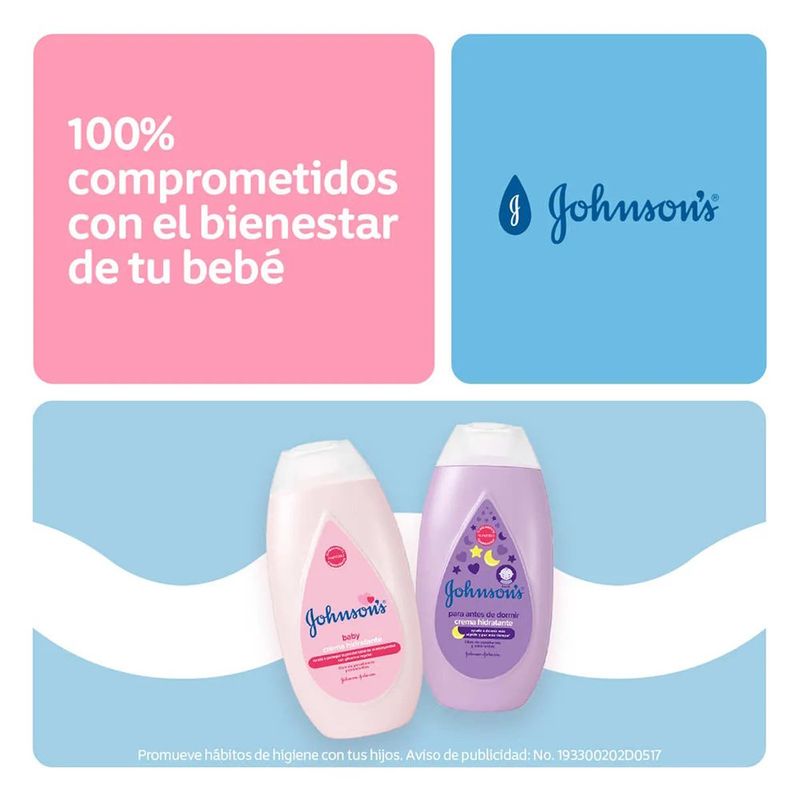 Crema Líquida Johnson’s Baby Original Hidratante con Glicerina Vegetal 200 mL