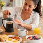 Cafetera Prensa Francesa con Cuchara Medidora de 1000 ml