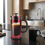 Cafetera Prensa Francesa 1000 Ml Rojo