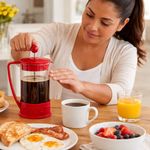 Cafetera Prensa Francesa Bodum Roja de 34 Oz