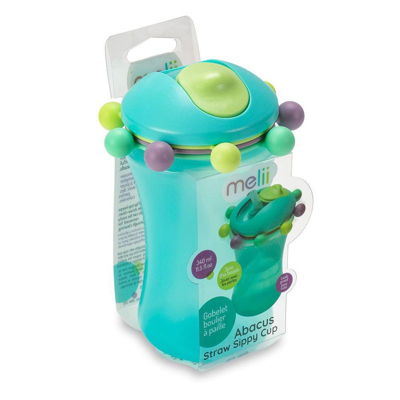 Vaso Entrenador Abacus Azul 340 Ml - Melli Baby